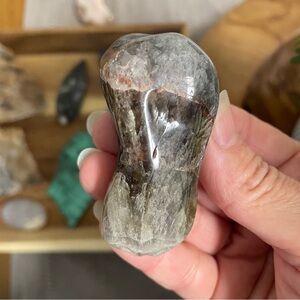 Polished super 7 Gemstone with Natural Inclusions